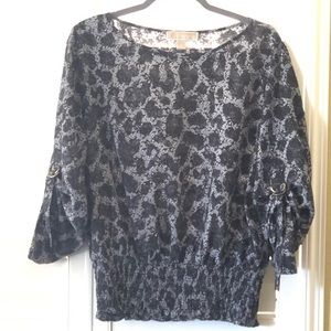 Michael Kors snake print blouse
